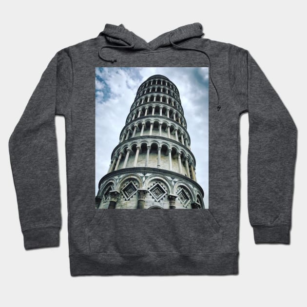 Leaning Tower of Pisa Hoodie by Tess Salazar Espinoza